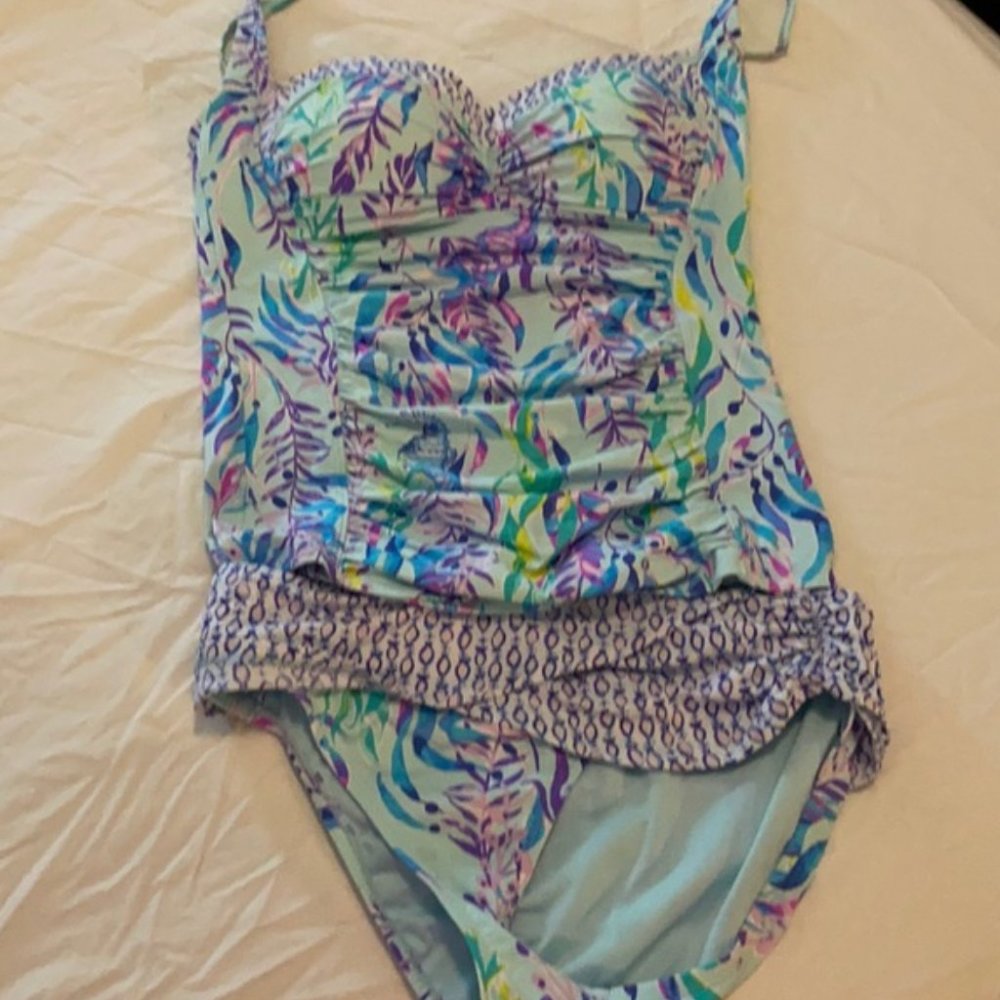 Lilly Pulitzer Bathing Suit 2 pc Tankini size 8 & 10